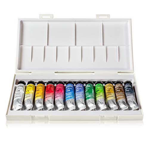 sennelier watercolour for beginners - la petite aquarelle 12 x 10 ml tubes - colours