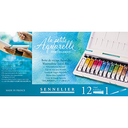 sennelier watercolour for beginners - la petite aquarelle 12 x 10 ml tubes - information
