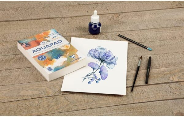 clairefontaine a3 watercolour paper 300gsm goldline aqua white pad 30 sheets