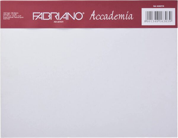 unbekannt fabriano drawing paper pad - cotton white