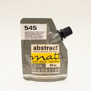 Sennelier Abstract Acrylic Matt : Lemon Yellow 545 - 60ml