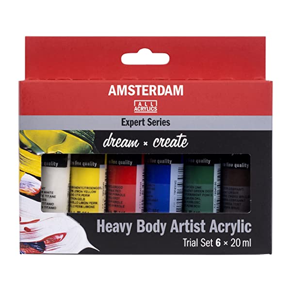 amsterdam expert series acrylic paint set | 6 x 20 ml