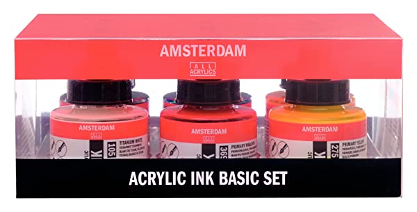 amsterdam ink set combo, multicolor, one size